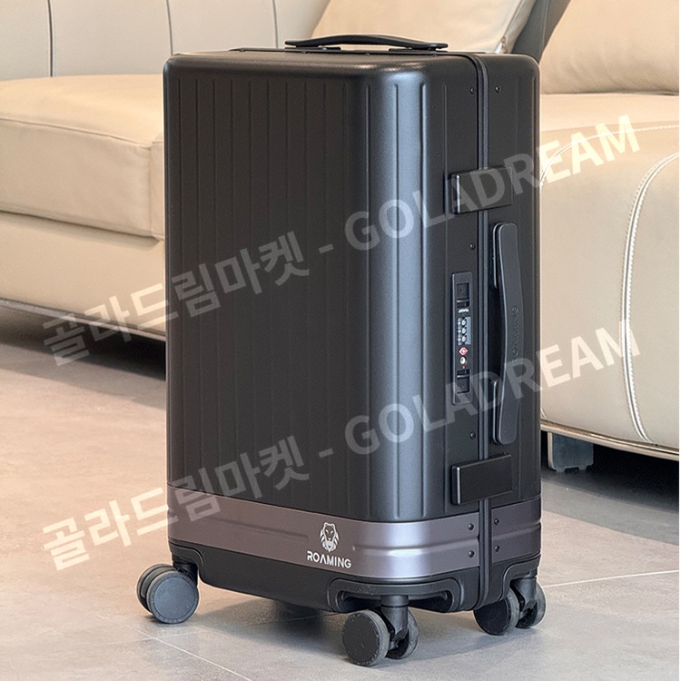 20인치캐리어 PC 알루미늄프레임 저소음 충격흡수 여행용  딥그린 20인치 - 상품 이미지