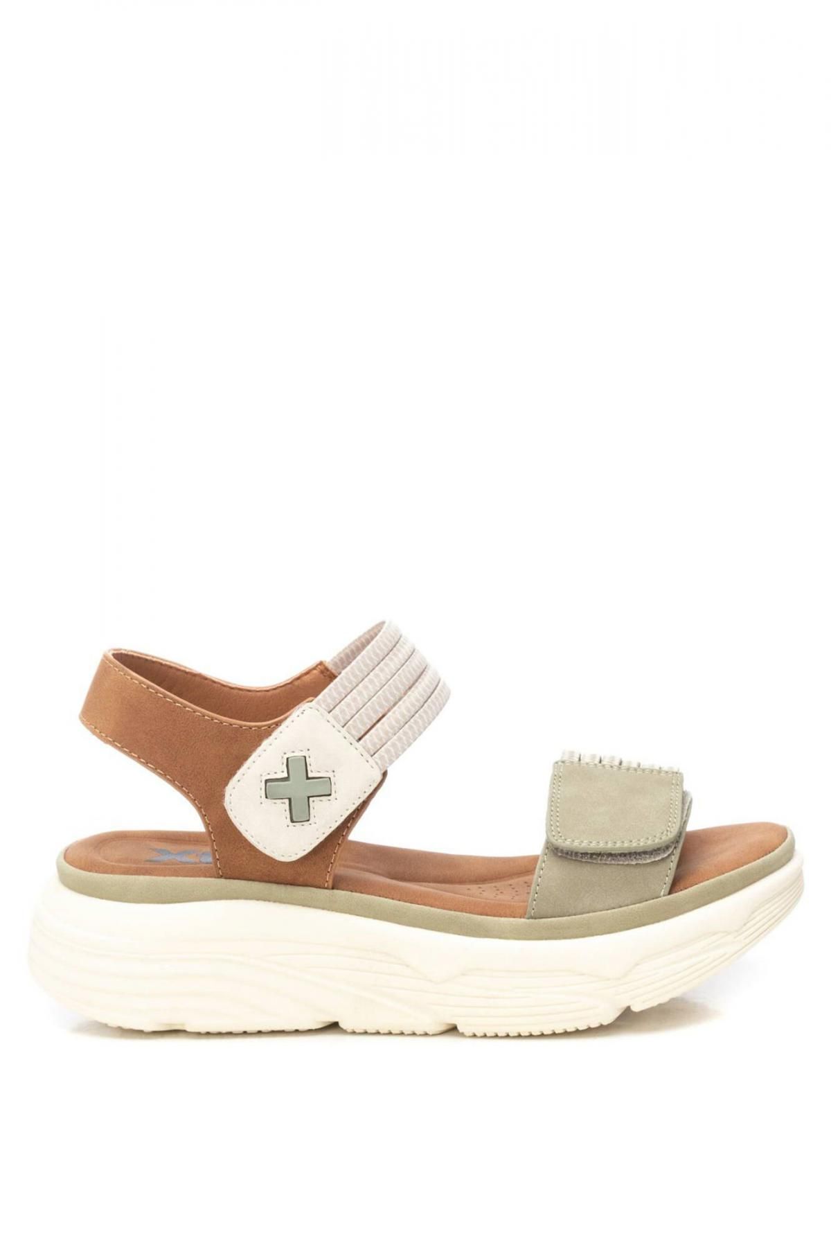 엑스티아이 VEGAN 스트랩 샌들 여성 컴포트 데일리슈즈 1529575 KAKI - 메인 이미지
