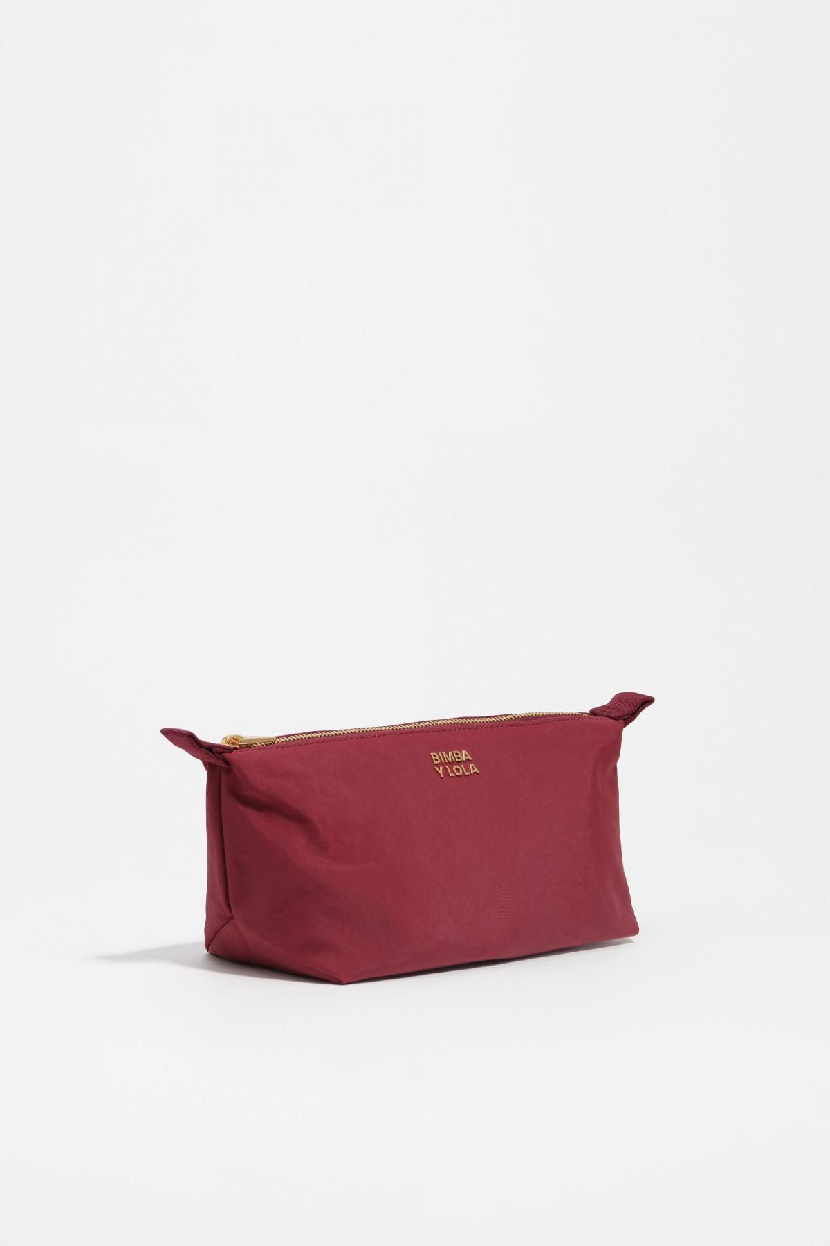빔바이롤라 버건디 소프트 나일론 트라페지오 코스메틱 파우치 252BBI415.11210 BURGUNDY - 상품 이미지