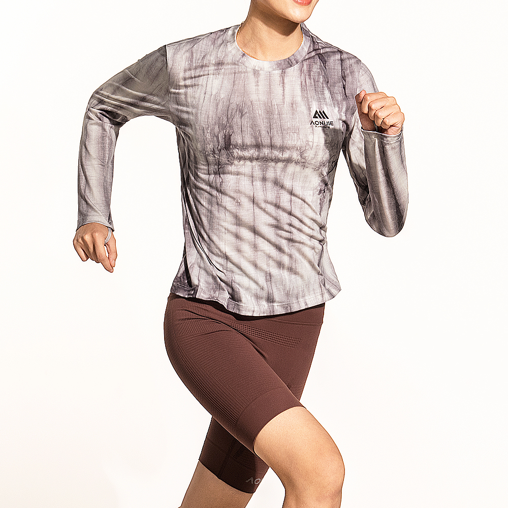 오니지 러닝 긴팔티 롱슬리브 타이다이 남녀공용 UT53 - 상품 이미지