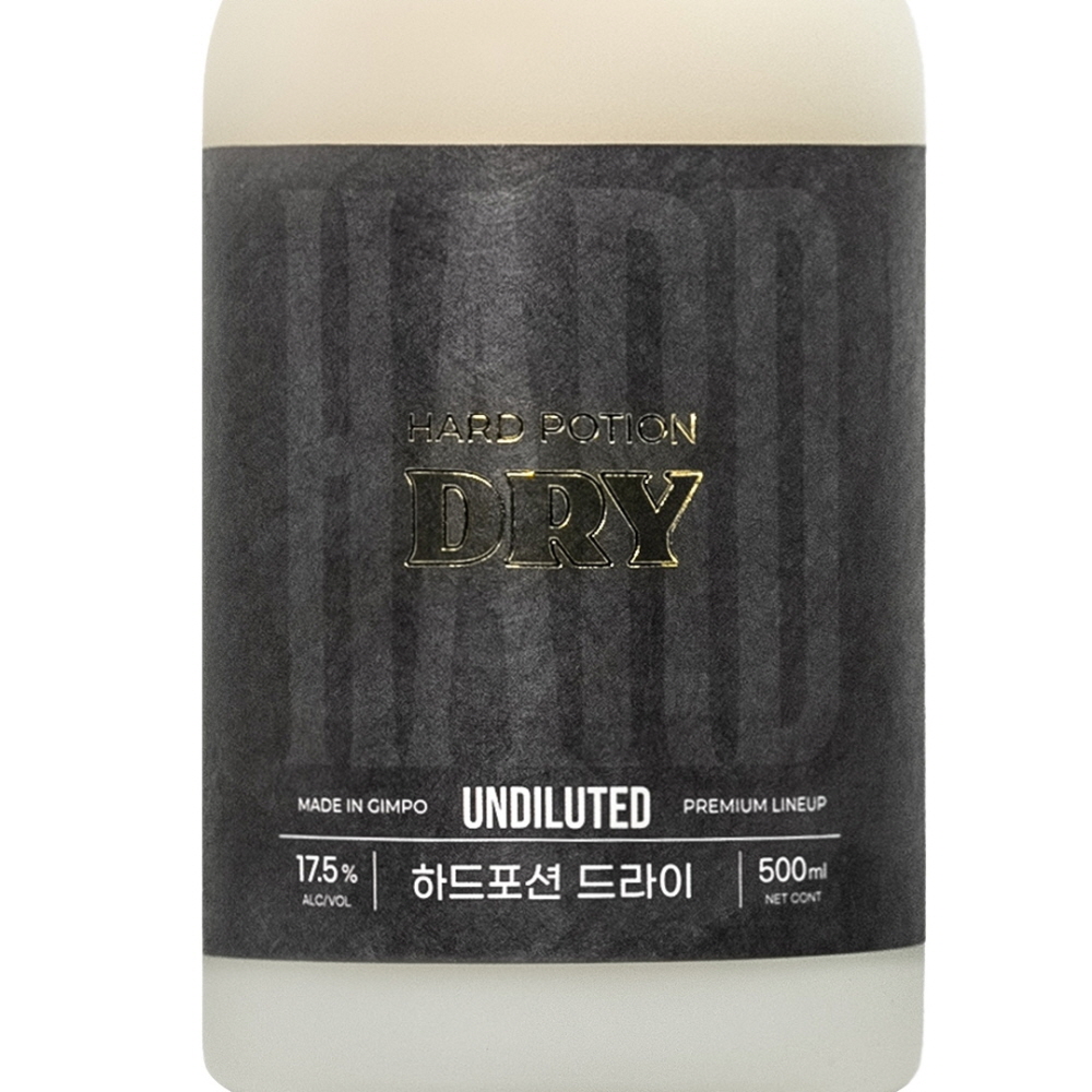 하드포션 드라이 17.5도 500ml 김포금쌀 프리미엄 탁주 팔팔막걸리 양조장 - 상세 이미지 2