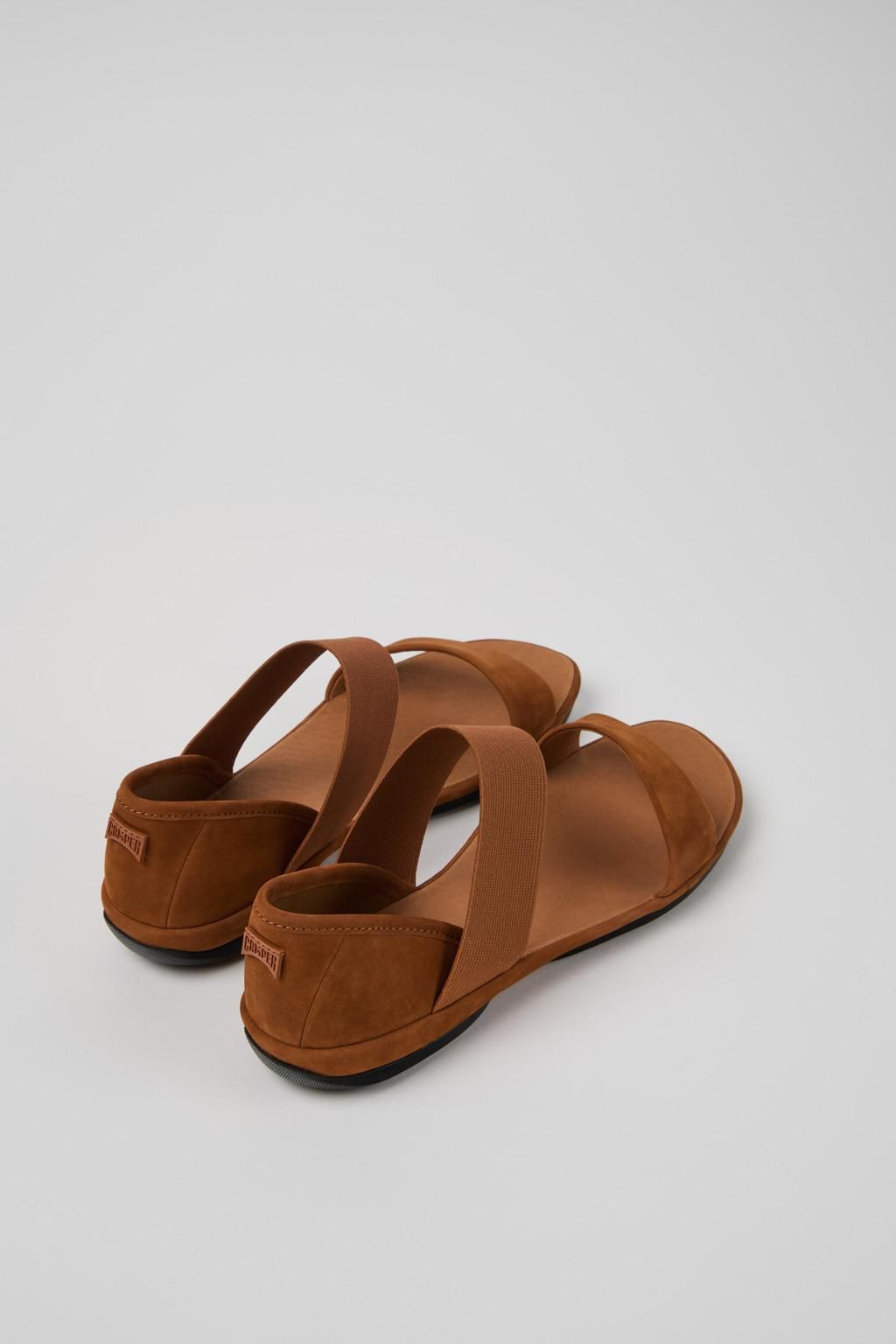 캠퍼 친환경 브라운 누벅 스트랩샌들 Right 21735-090 BROWN - 상세 이미지 3