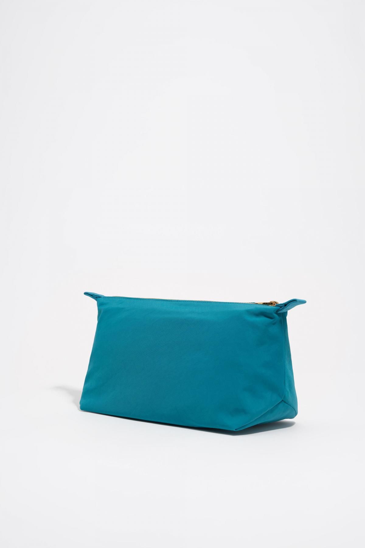 빔바이롤라 라지 라군 블루 나일론 트라페지오 코스메틱 파우치 252BBI417.11454 LAGOON BLUE - 상세 이미지 5