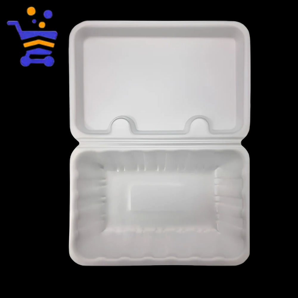 PSP 트레이 통닭 용기 50개입 스티로폼 도시락 김밥 배달 포장 - 메인 이미지