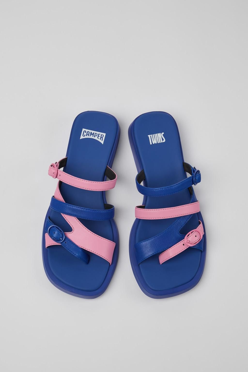 캠퍼 멀티컬러 스트랩 가죽 샌들 Twins K201602-002 MULTICOLOR - 상세 이미지 4