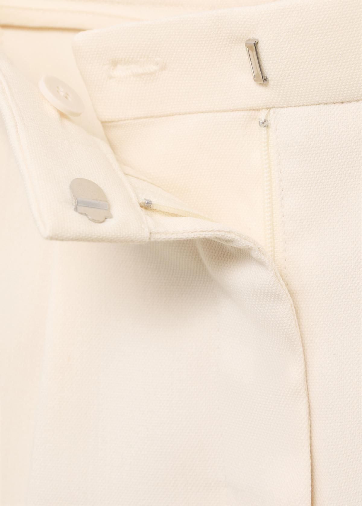 망고 테일러드 핀턱 스트레이트 슬랙스 팬츠 17054422 GRIS HIELO - 상세 이미지 5