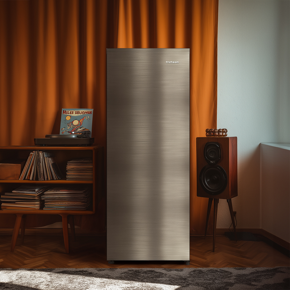 소형 미니 냉장고 1도어 원룸 일반 사무실 냉장고 더함 CHIQ 왼쪽(좌), 173L 실버