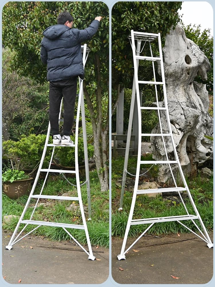 조경 사다리 알루미늄 과수원 가지치기 작업대 14단 4.75m - 상세 이미지 2