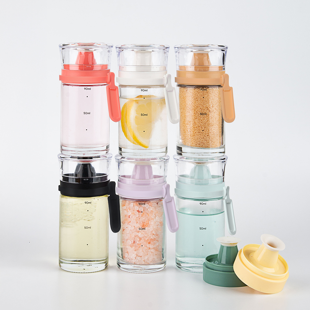 시노글라스 오일병 네임택 양념통 소스통 참기름병 조미료통 행택 100ml - 상세 이미지 2