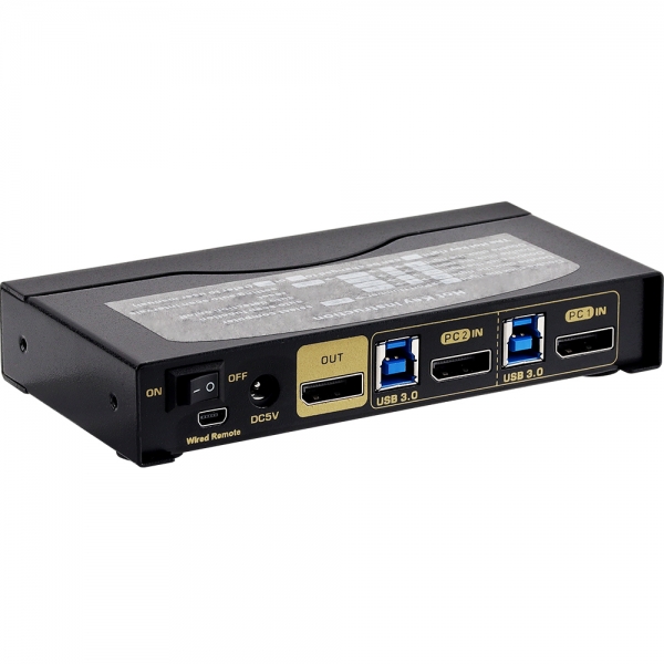 강원전자 넷메이트 8K 지원 Displayport KVM 2:1 스위치(USB) NM-DK8302S - 상세 이미지 3