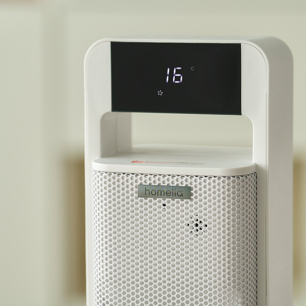 홈리아 온풍기 PTC 가정용 히터 사무실 전기 캠핑 미니 원룸 소형 거실 저전력
