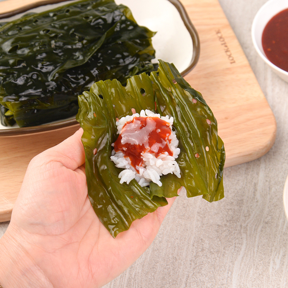 완도맘 데친 곰피미역 120gx5팩 쇠미역 톳 꼬시래기 미역 바로먹는 손질된 곰피