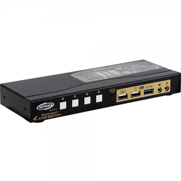 강원전자 넷메이트 8K 지원 Displayport KVM 4:1 스위치(USB) NM-DK8304S - 상세 이미지 2