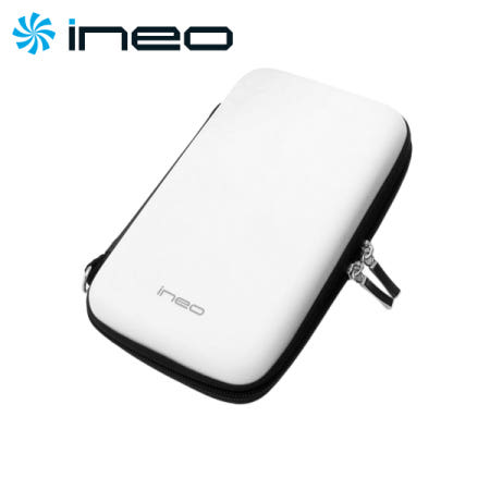ineo 휴대용 미디어 멀티 파우치(화이트/L) I-NC02