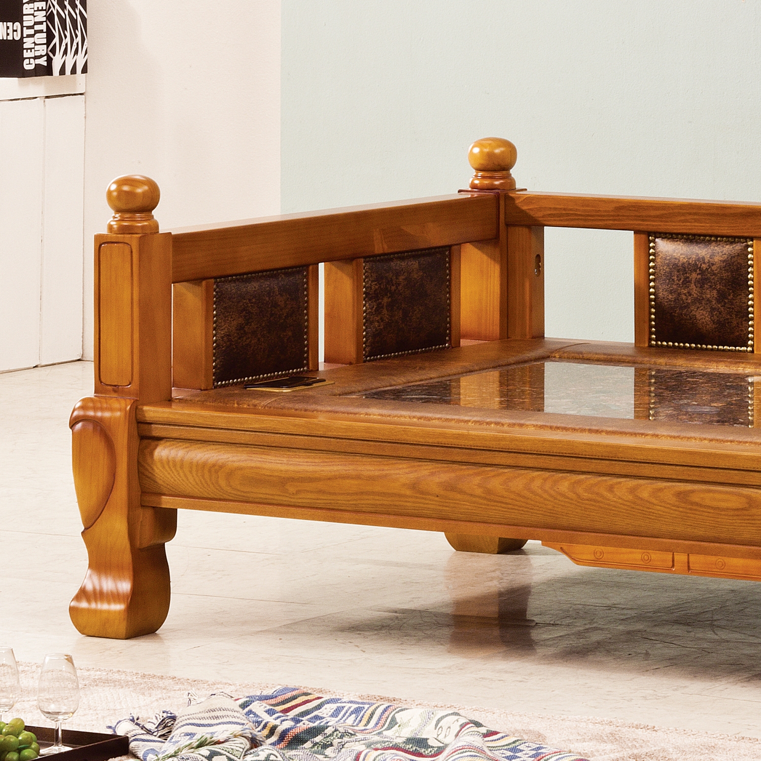 가구일상 1600 평상 황토볼 카우치 흙쇼파 황토 온열쇼파