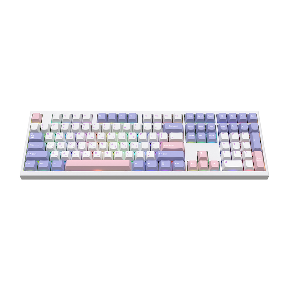 COX CQ8K108 8K+4K 풀 드라이빙 고속 기계식 키보드 소프트라일락, CIDOO Carda 축 - 상세 이미지 4
