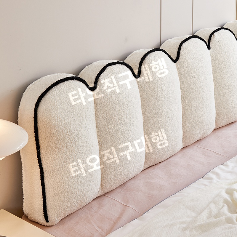 침대벽쿠션 등받이 머리맡 침실 헤드 쿠션 인테리어 벽 대형 헤드쿠션 침대헤드쿠션 - 상세 이미지 4