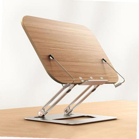 (주)유비코퍼레이션 노트북거치 휴대용 접이식 노트북 태블릿 우드 거치대