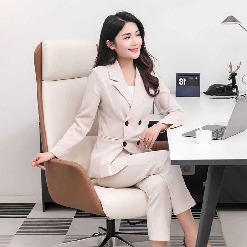 사장 의자 중역 임원 CEO 사무실 컴퓨터 고급 회전의자 - 상세 이미지 3