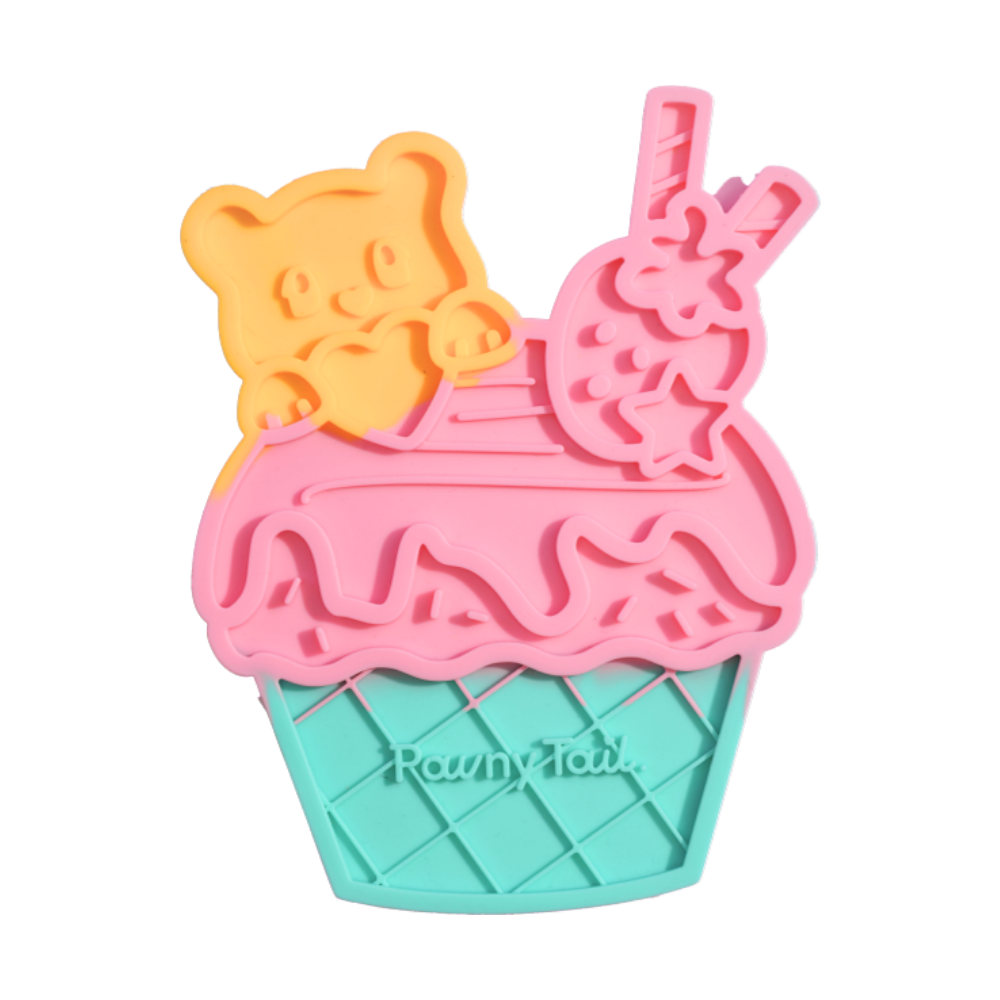 크림케익 실리콘 리킹매트 강아지밥그릇 고양이식기 흡착식 릭매트 분리불안 슬로우식기