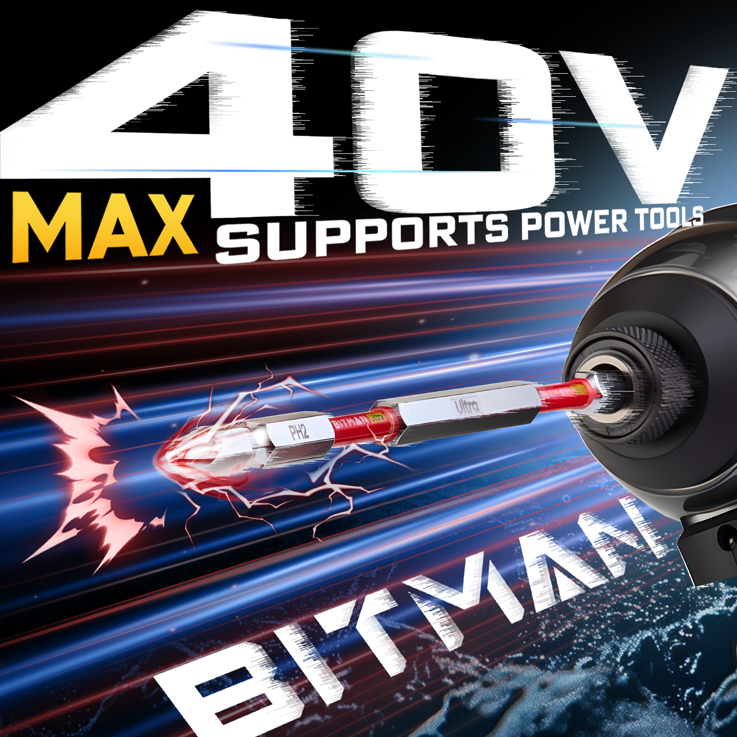 비트맨 비트 울트라 150mm HRC63 토션 임팩 드릴 십자 PH2 BPH2150 1세트 - 상세 이미지 5