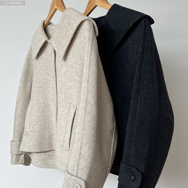 베즌 메리노울100% 세일러 숏코트 2col S,M 가을 겨울 핸드메이드 고급 제이플로우