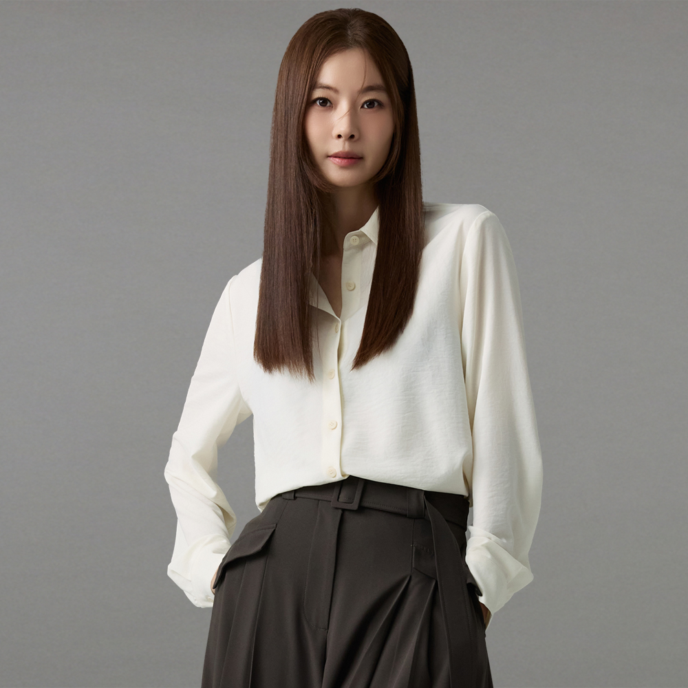 메시제이 크링클 셔츠 블라우스 4종 빅사이즈 여성 링클프리 하객룩 면접 루즈핏 구김없는원단 가을 여자 - 상세 이미지 4