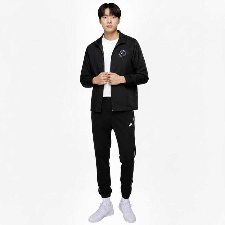 [시즌세일] 나이키 드라이핏 남성 우븐 트레이닝 바람막이 자켓 DA0580-010(블랙), S - 상세 이미지 4