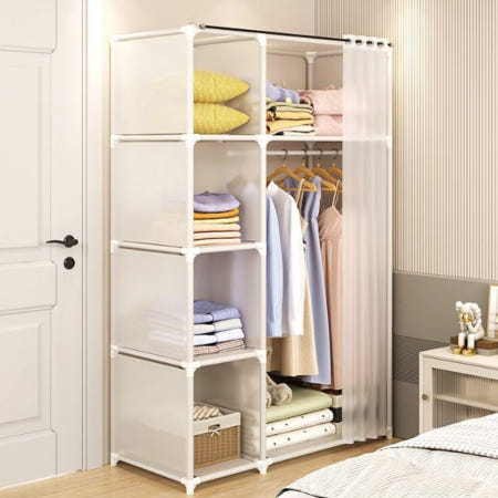 엔젤 기니디샵 장롱 비키니 조립식 옷장 미니 행거 1인 원룸 자취방