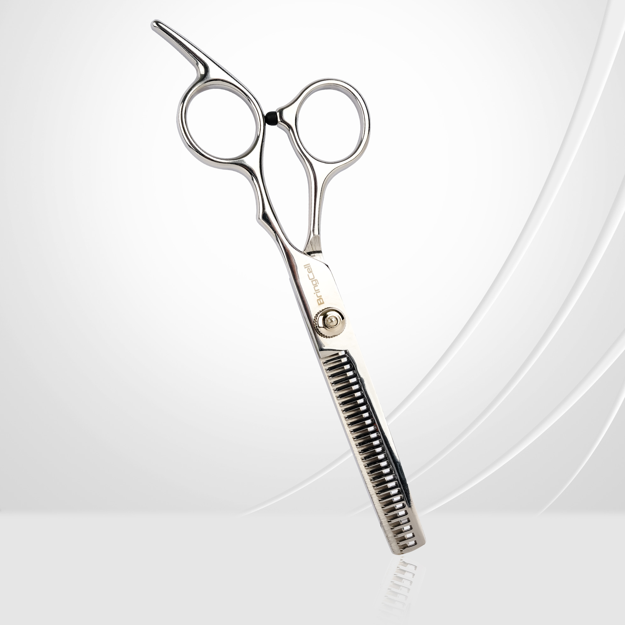 브링셀 숱가위 틴닝 앞머리 가위 미용실 숯 이미지 4