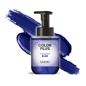 사사키 마카롱 보색 염색 컬러 샴푸 블루 300ml 솔직 후기 | 피부 타입별 분석 - 상품 이미지 1