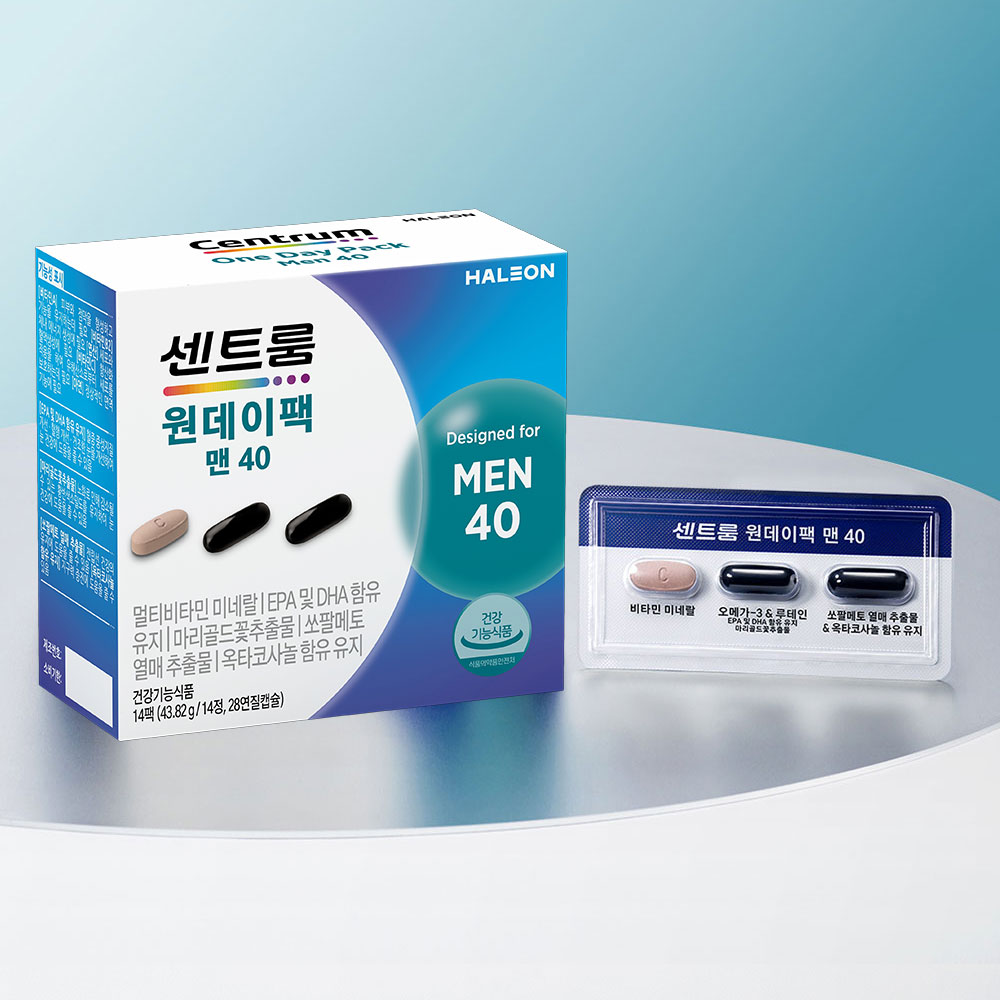 센트룸 원데이팩 맨 40 14개입, 1개 - 메인 이미지