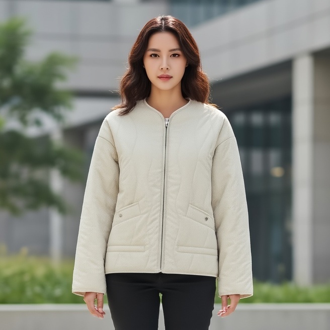 MILLET 밀레 아웃도어 여자 겨울 방풍 보온 퀼팅 경량패딩 점퍼 - 상품 이미지