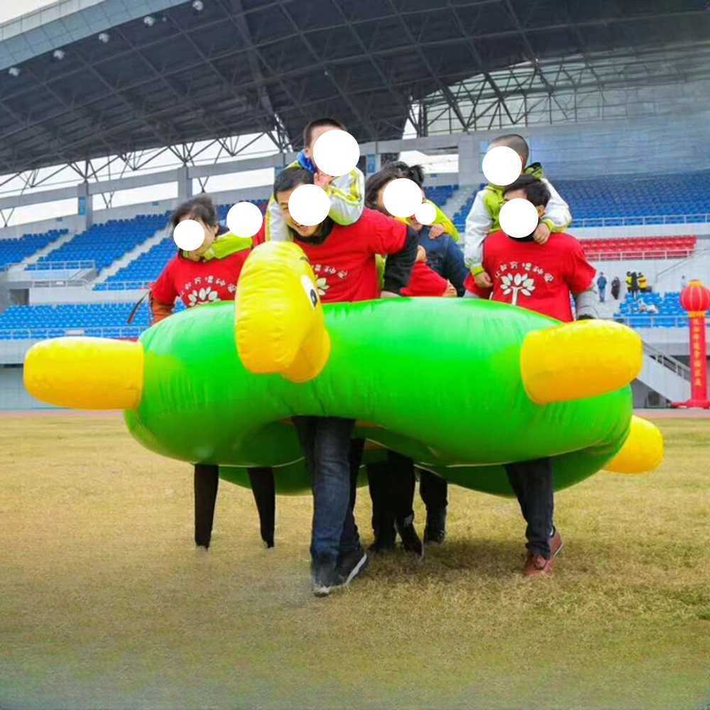 에어바운스 토끼와 거북이 체육대회 테마 놀이 시설 거북이 - 상세 이미지 5