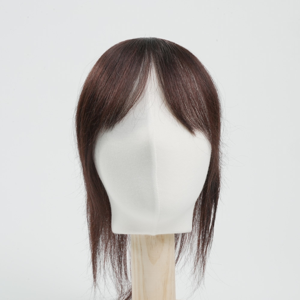 르베르띠 에이바 인모 100% 25cm 앞머리 네추럴 탑커버 시스루뱅 8x12cm 이미지 7