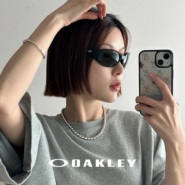 오클리 선글라스 아이자켓 리덕스 9438 블랙 실버 남자 여자 러닝 편광 선글라스