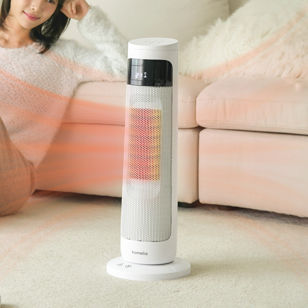 홈리아 가정용 온풍기 전기 사무실 PTC 소형 거실 미니 캠핑 원룸 저전력
