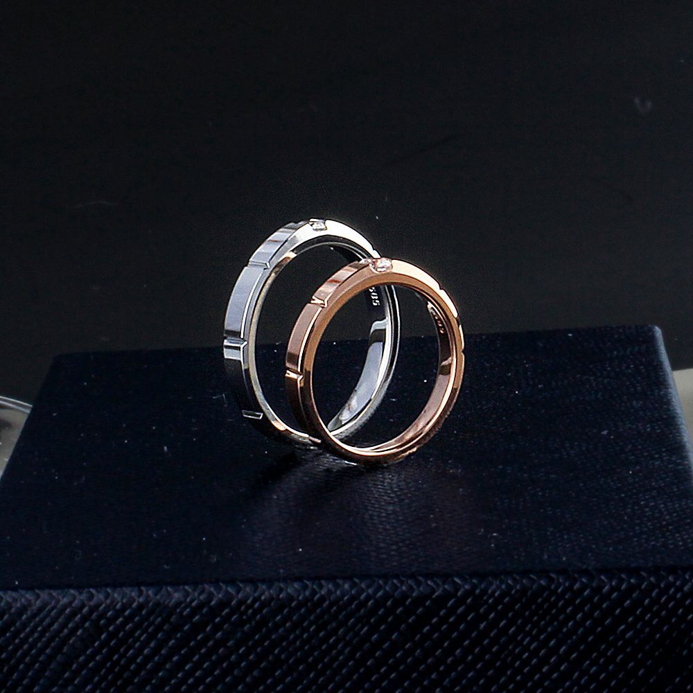 1부 천연 다이아 반지 현대 우신 커플링 라이닝 데일리 기념일 선물 생일