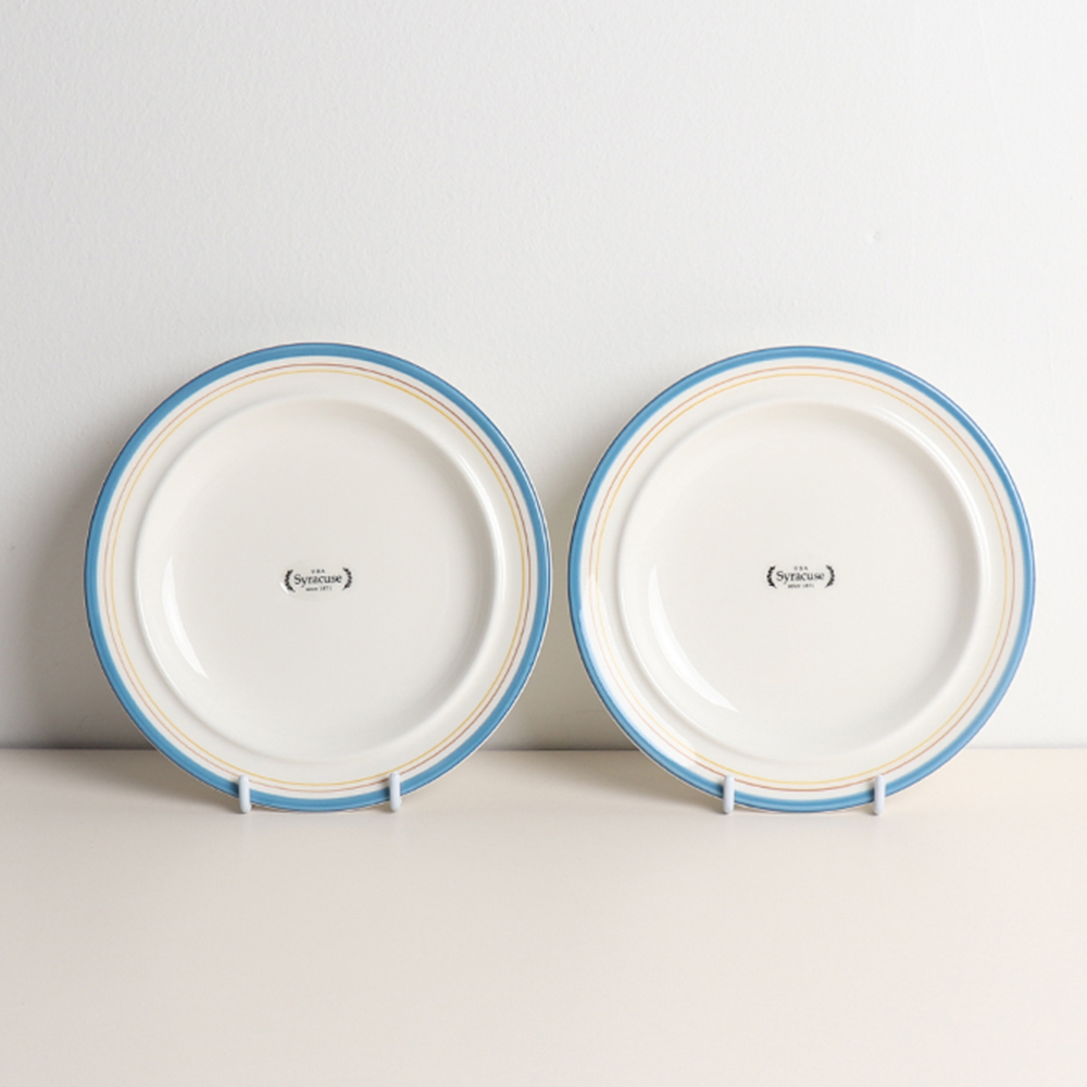 집들이선물 시라쿠스 메이플 플레이팅 접시 2개, 27cm, 코지블루 - 상품 이미지