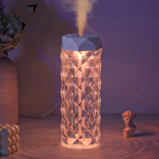 크리스탈 1L 대용량 무드등 레인보우 보틀 가습기