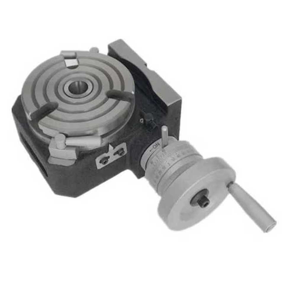 금속가공 회전 클램프 로터리 테이블 고정 작업용 4인치 플레이트 110mm - 상품 이미지
