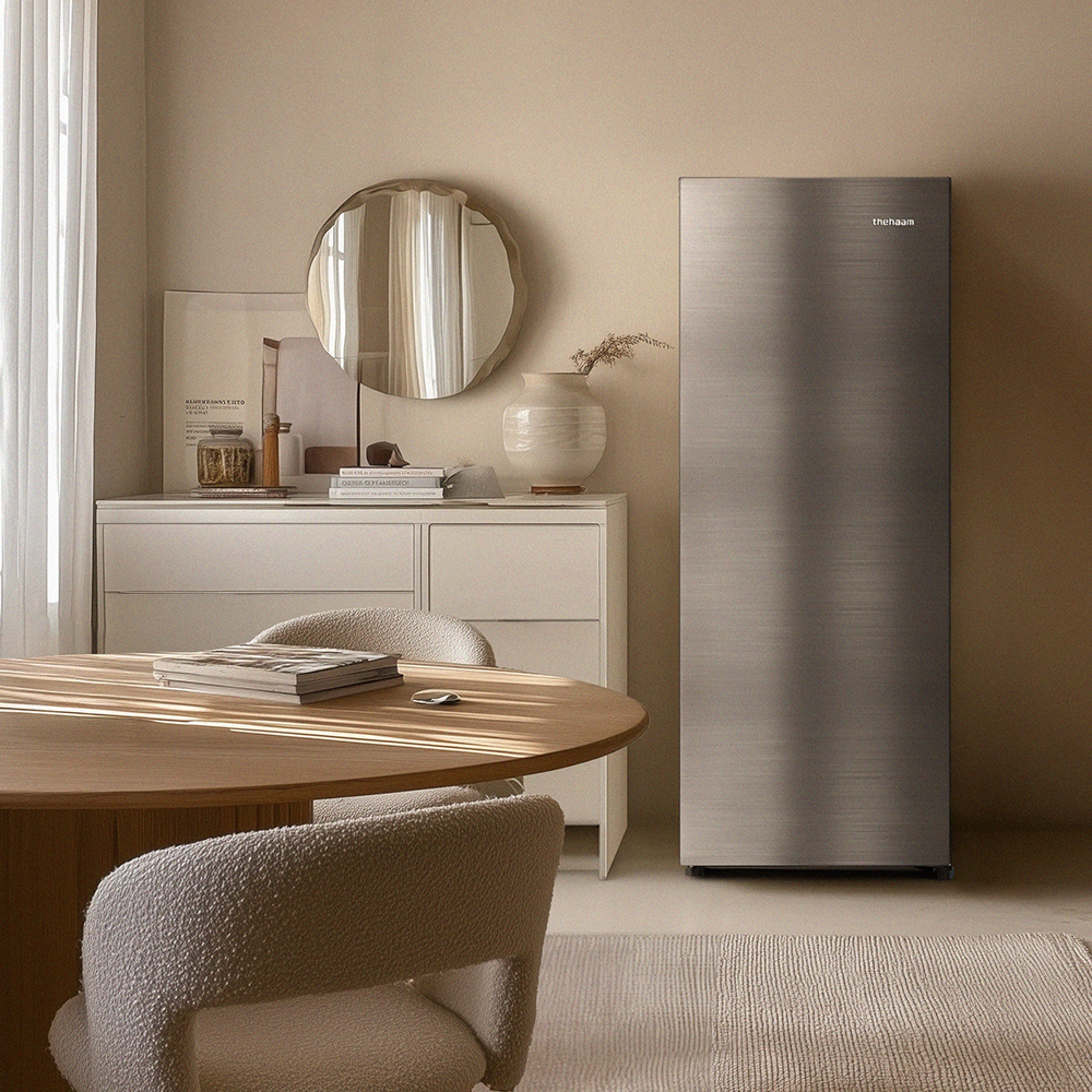 소형 미니 냉장고 1도어 원룸 일반 사무실 냉장고 더함 CHIQ 왼쪽(좌), 173L 실버