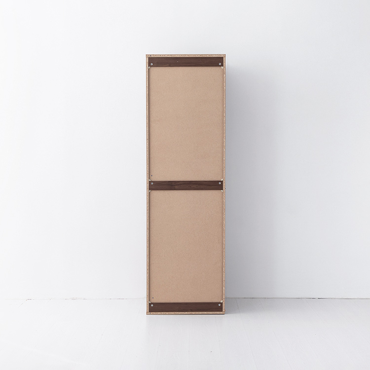 헤인 옷장 2문 60195 600mmx590mmx1950mm, 2단, 브라운월넛베니어 1807.5093 이미지 8