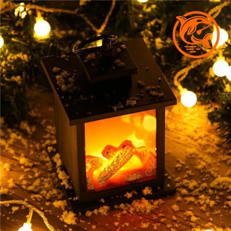 아늑한 분위기 인테리어 소형 벽난로 장식품 홈카페 소품 비치