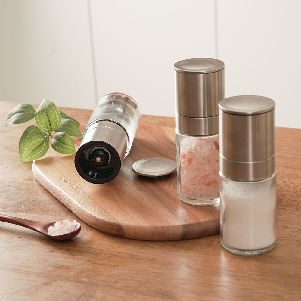 인블룸 스텐 304 수동 소금 후추 그라인더 양념통 120ml,170ml 2종 택1 - 상세 이미지 2