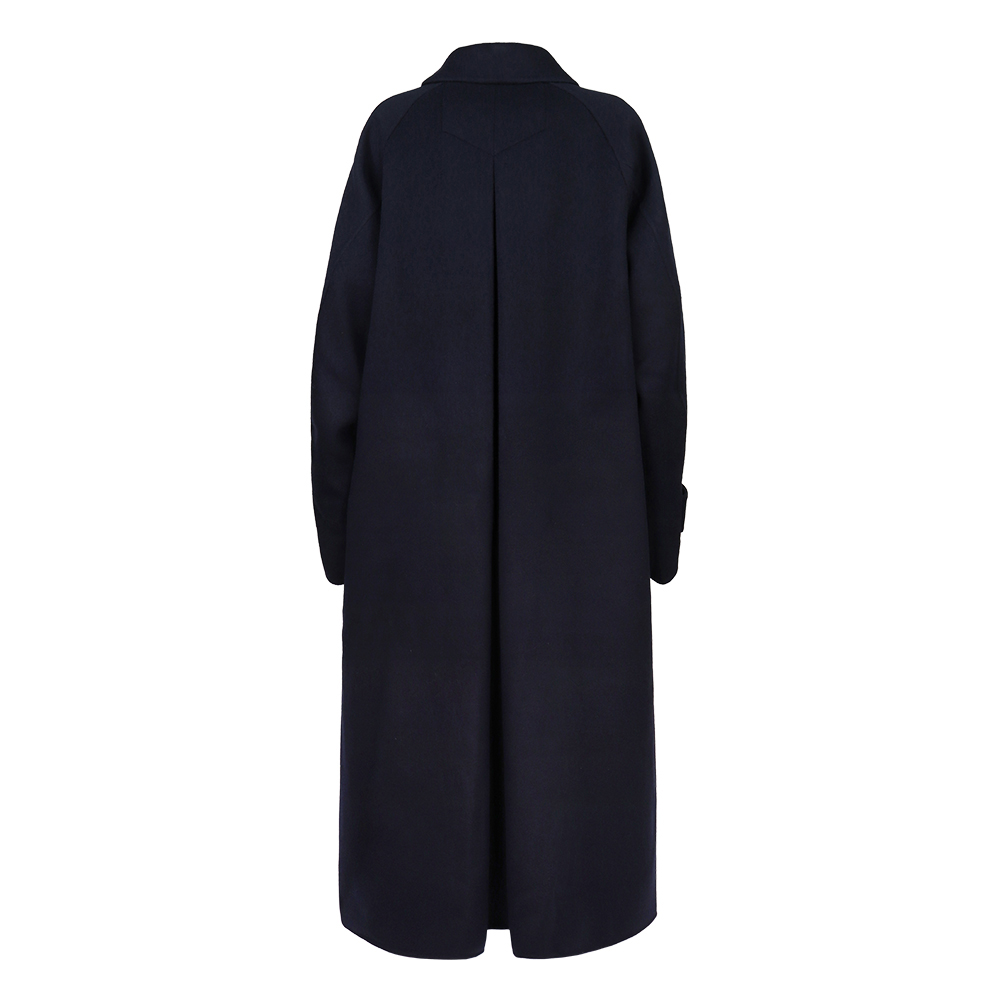 로리엣 여성 Inverted pleats 발마칸 울 코트 COSSCMS01 B. NAVY - 상세 이미지 2