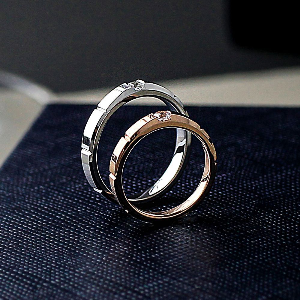 1부 천연 다이아 반지 현대 우신 커플링 라이닝 데일리 기념일 선물 생일