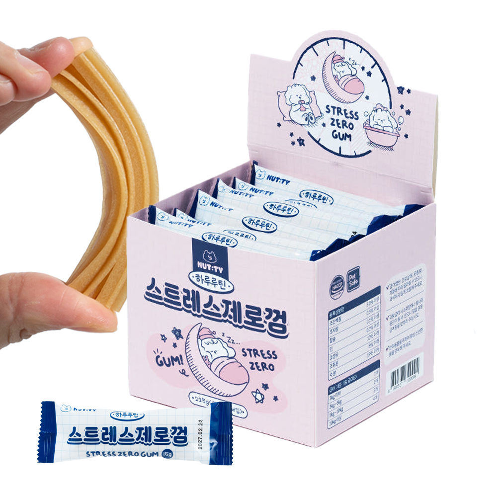 너티 오래먹는 개껌 강아지껌 치석제거 덴탈껌 치석제거 오래씹는간식 15개입 제품 이미지