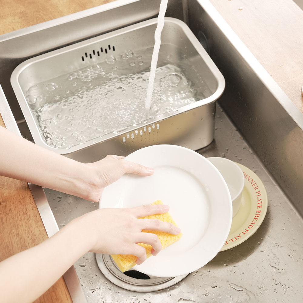 인블룸 스텐 사각 설거지통 10L 대용량 싱크대 설거지볼 - 상세 이미지 2
