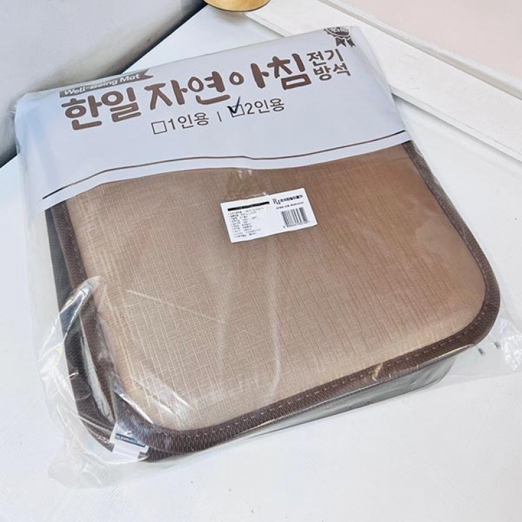 (ABM도매콜) 한일 자연아침 일반 전기방석 2인(45x100cm)디자인랜덤 - 메인 이미지